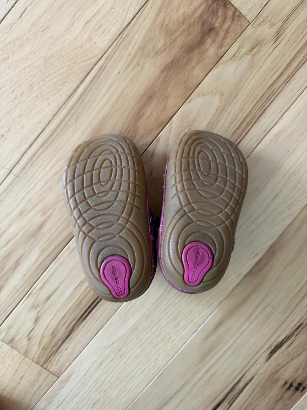 Stride Rite Toddler Girls Pink Suede Mary Jane Shoes